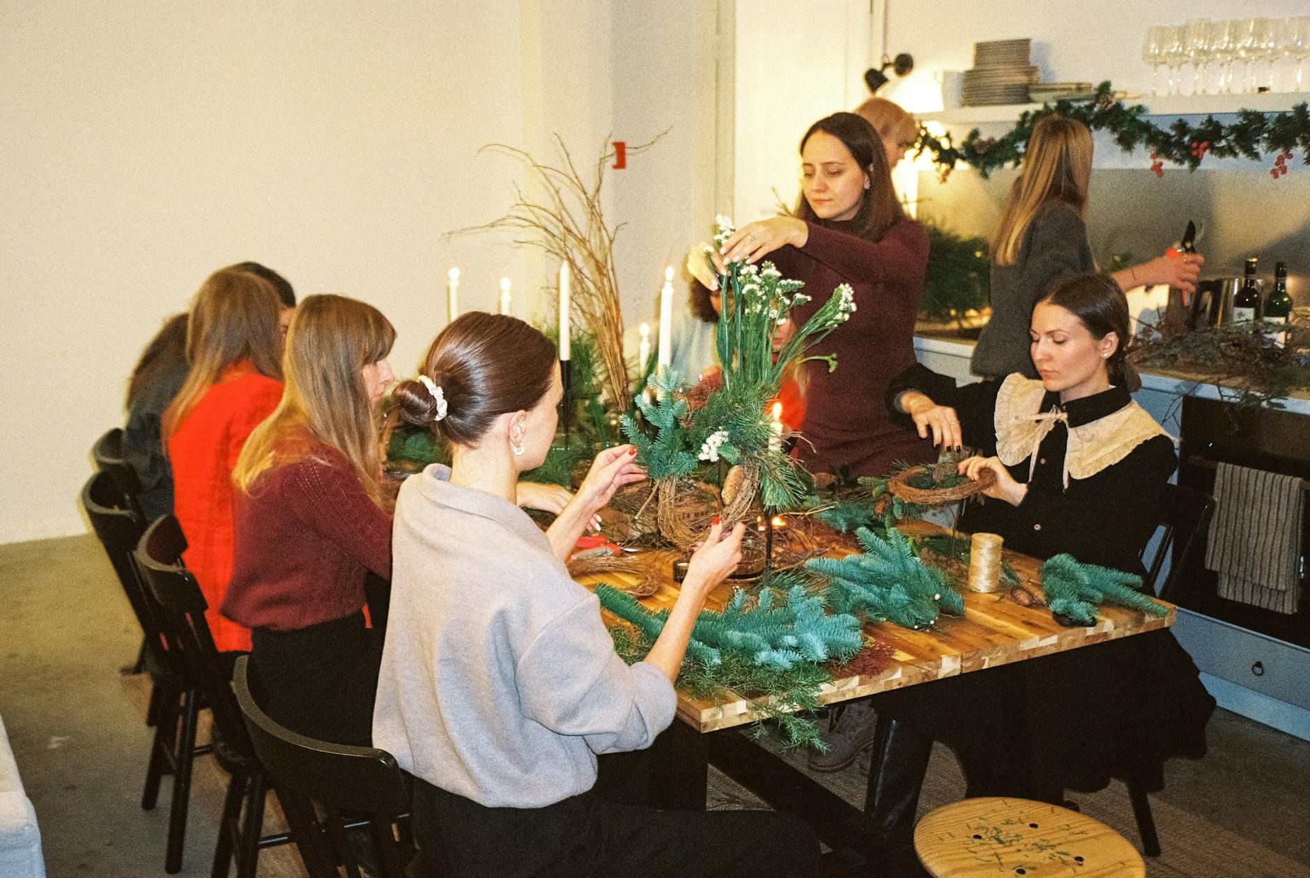 Мастер-класс Новогодняя флористика с выездом